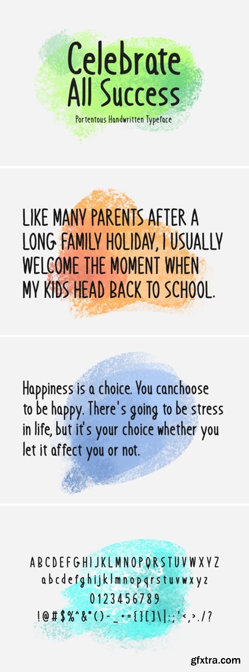 Celebrate All Success Font