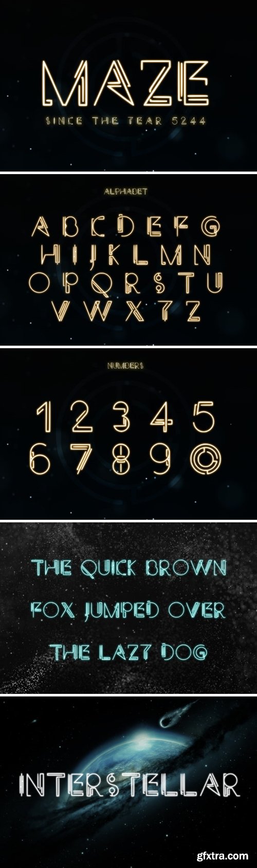 Maze Font