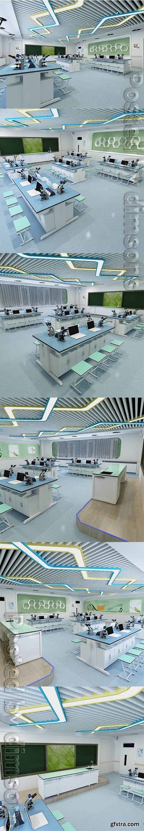 Cgtrader - Biology Laboratory 3D model
