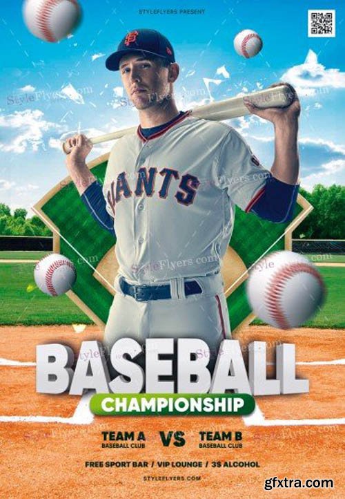 Baseball Championship V1711 2019 PSD Flyer Template