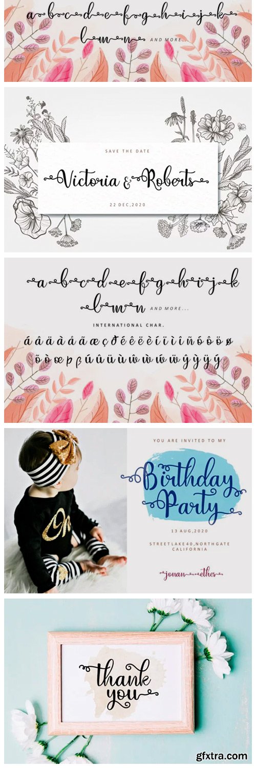 Just Swirls Font Just Swirls Font