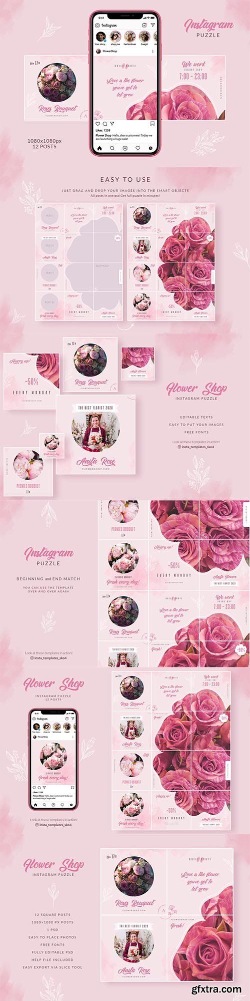 Flower Shop Instagram Puzzle