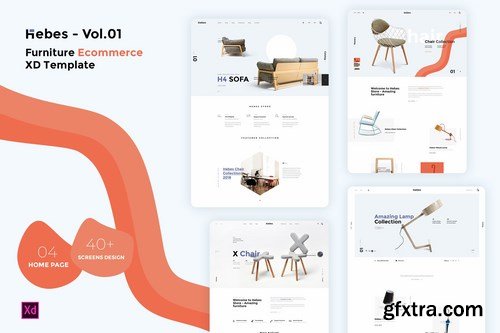 HEBES Furniture Landing page Templates