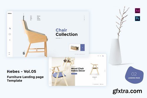 HEBES Furniture Landing page Templates