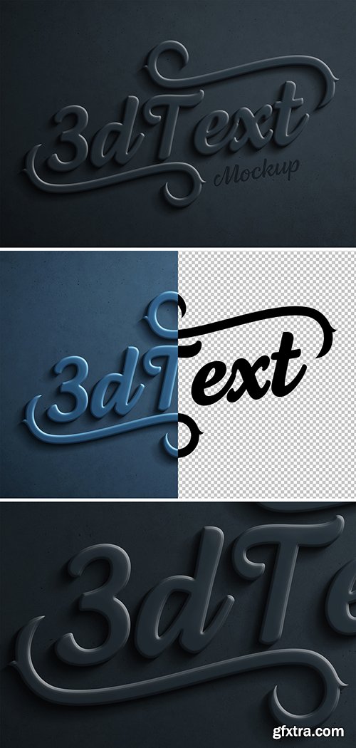 Navy 3D Text Effect Mockup 302986231 Navy 3D Text Effect Mockup 302986231