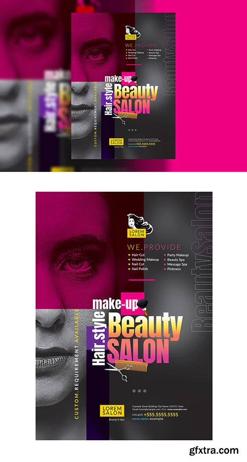 Beauty Salon Poster Layout 302490795 Beauty Salon Poster Layout 302490795