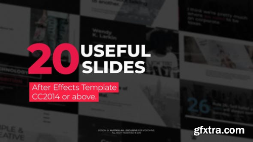 VideoHive 20 Useful Typography Slides 23710054