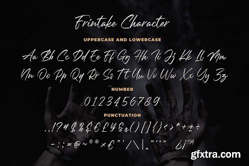 Frintake - Brush Calligraphy Font