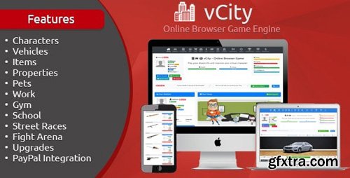 CodeCanyon - vCity v1.6 - Online Browser Game Engine - 21398810