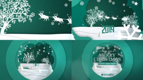 Videohive - Merry Christmas Greeting Card