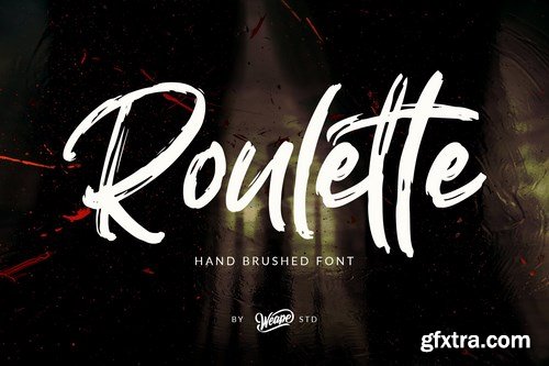 CM - Roulette Hand Brushed Font 4315541 CM - Roulette Hand Brushed Font 4315541