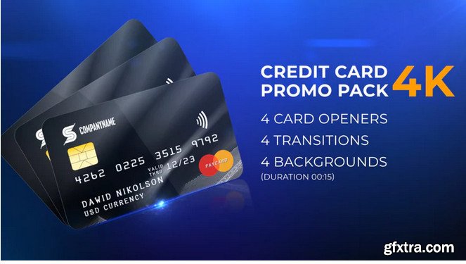 Credit Card Promo Pack After Effects 311845 GFxtra