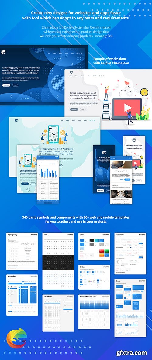 Chameleon Design System for Sketch