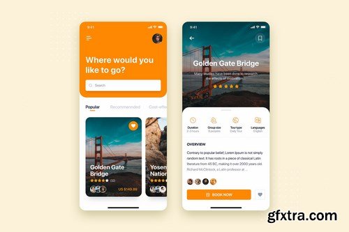 Mobile App UI Kit Templates Pack