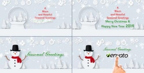 Videohive - Christmas Wishes Text