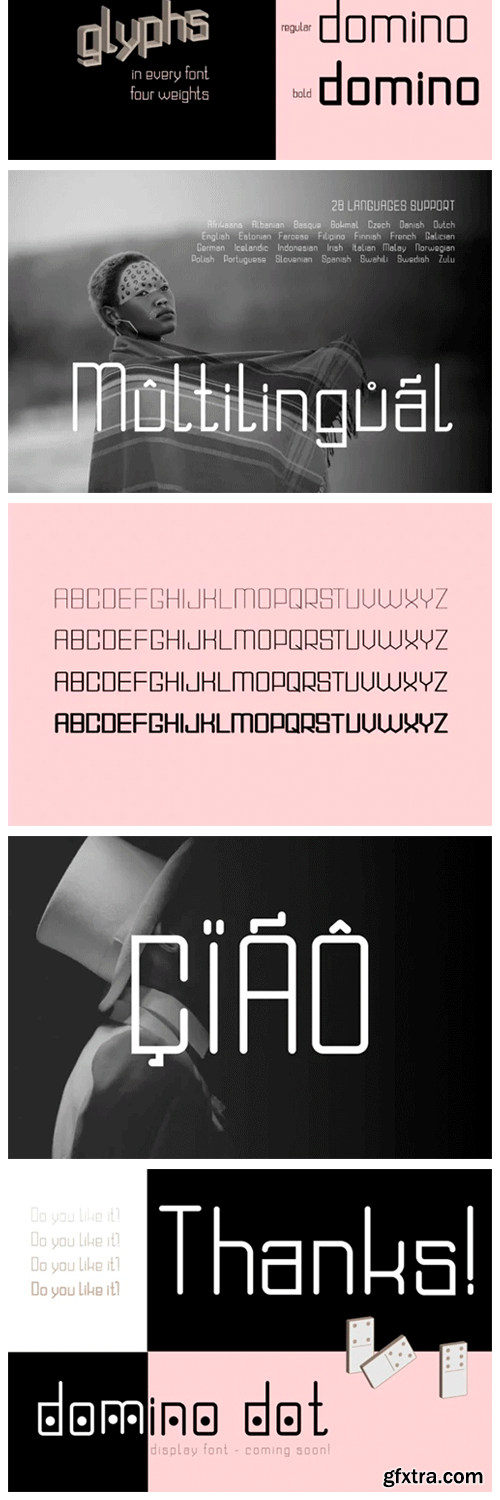 Domino Font Family Domino Font Family