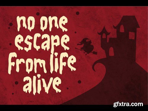 Broock - Handmade Horror Font