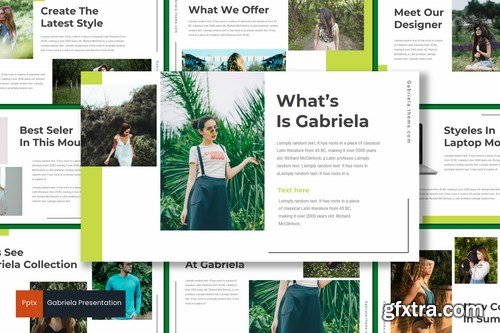 Gabriela - Powerpoint Google Slides and Keynote Templates