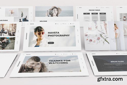 Havsta Photography Powerpoint Google Slides and Keynote Templates