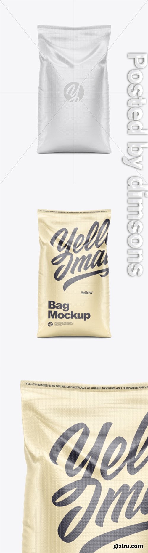 Polypropylene Bag Mockup 40273