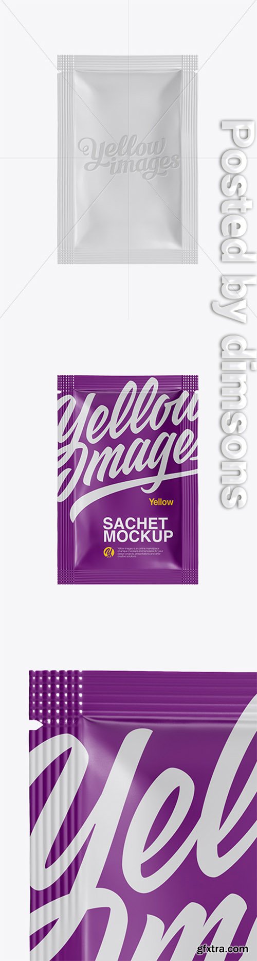 Matte Sachet Mockup 19165