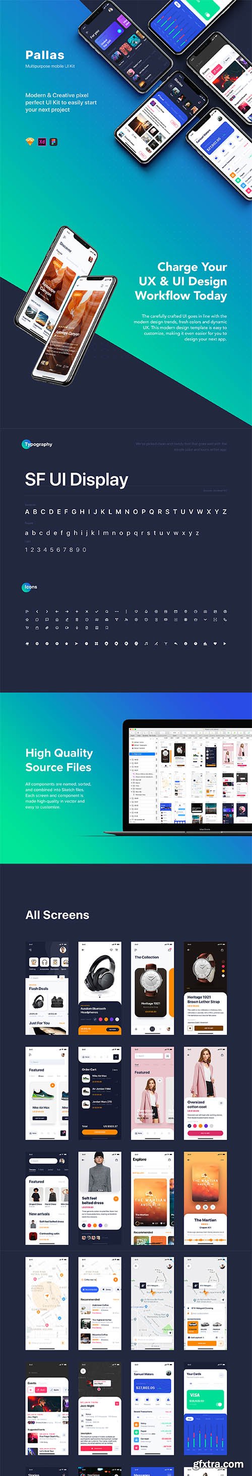 Pallas Mobile UI Kit Pallas Mobile UI Kit