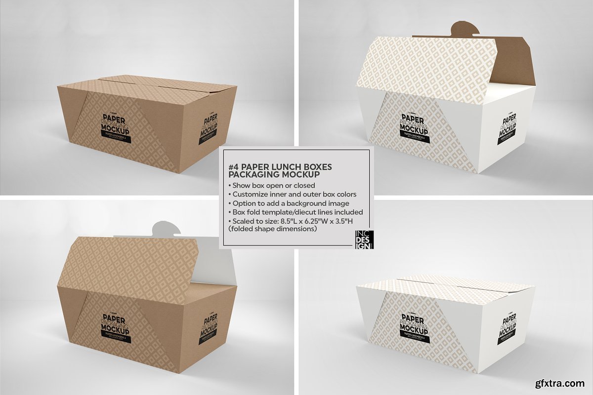 CreativeMarket VOL. 20 Paper Box Packaging Mockups 4328475 » GFxtra