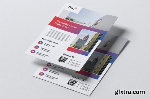 FURY Creative Agency Flyer & Business Card FURY Creative Agency Flyer & Business Card