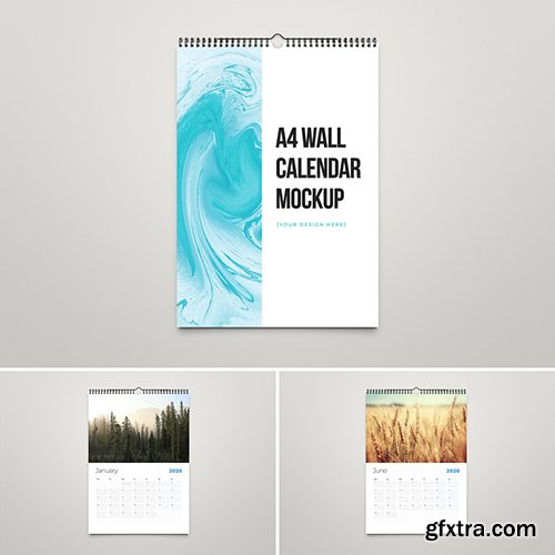 A4 Wall Calendar Mockup 302716503 A4 Wall Calendar Mockup 302716503