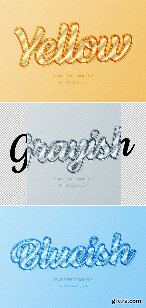 Yellow Stripe Text Effect 304759405 Yellow Stripe Text Effect 304759405