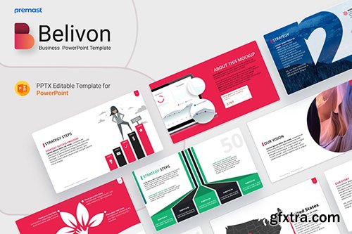 Belivon Pitch Deck PowerPoint Template Belivon Pitch Deck PowerPoint Template