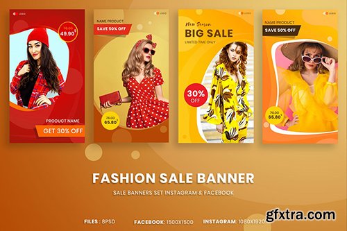 Sale Banners Set Instagram & Facebook Sale Banners Set Instagram & Facebook