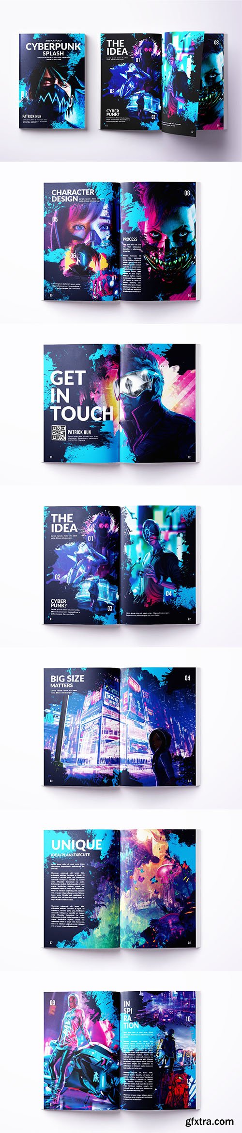 Bifold Artist Portfolio A4 & US Letter Bifold Artist Portfolio A4 & US Letter