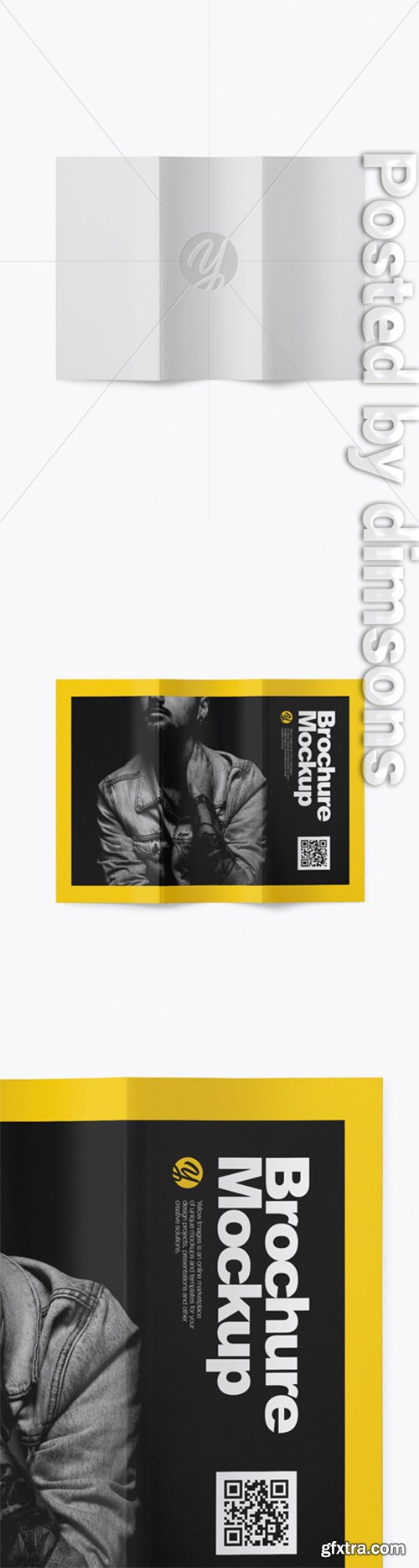 A4 Brochure Mockup - Top View 24750 A4 Brochure Mockup - Top View 24750