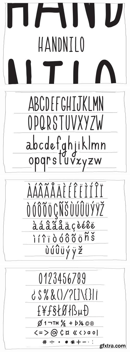 Handnilo Font