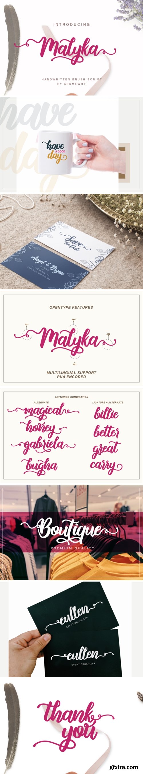 Malyka Font