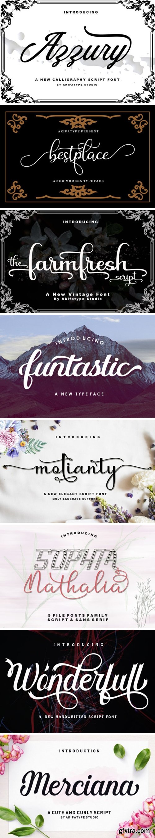 8 Inspiring Script Fonts