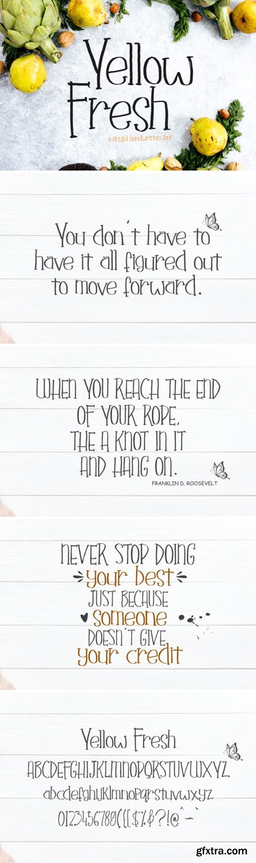 Yellow Fresh Font