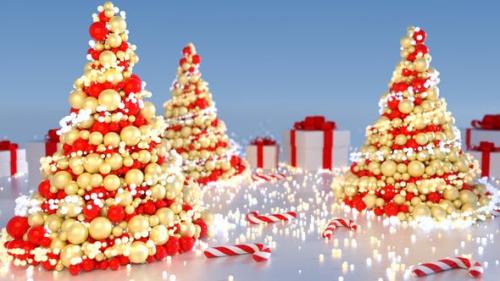 Videohive - Abstract Christmas Tree (5 versions)