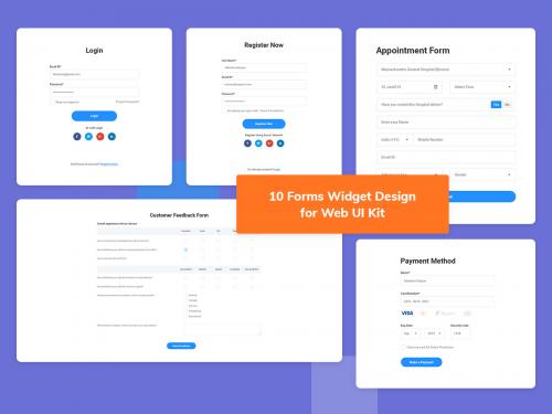 10 Forms Widget Design for Web-UI Kit - 10-forms-widget-design-for-web-ui-kit