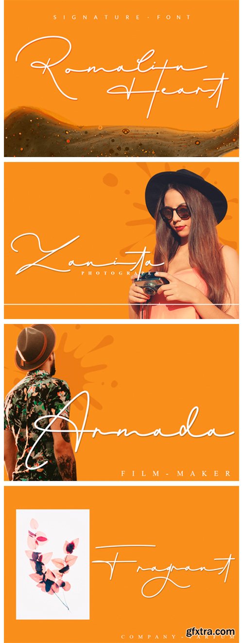 Romalin Heart Font Romalin Heart Font