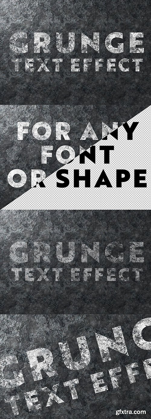 Grunge Text Effect on Metal Texture 302279836
