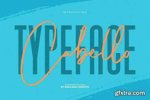 CM - Cabello Handwritten Sans Font 4342447