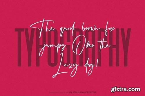 CM - Cabello Handwritten Sans Font 4342447