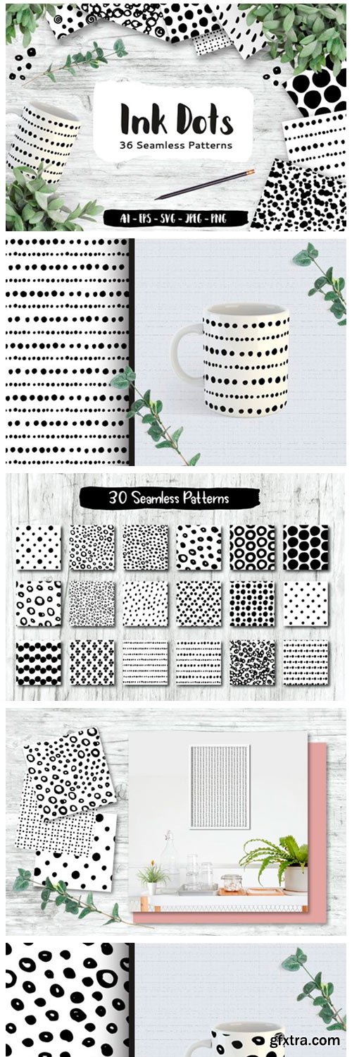 Ink Dots Seamless Patterns 2149753 Ink Dots Seamless Patterns 2149753