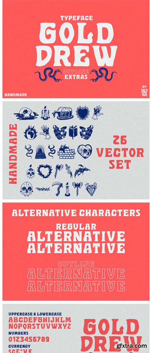 Golddrew Font Golddrew Font