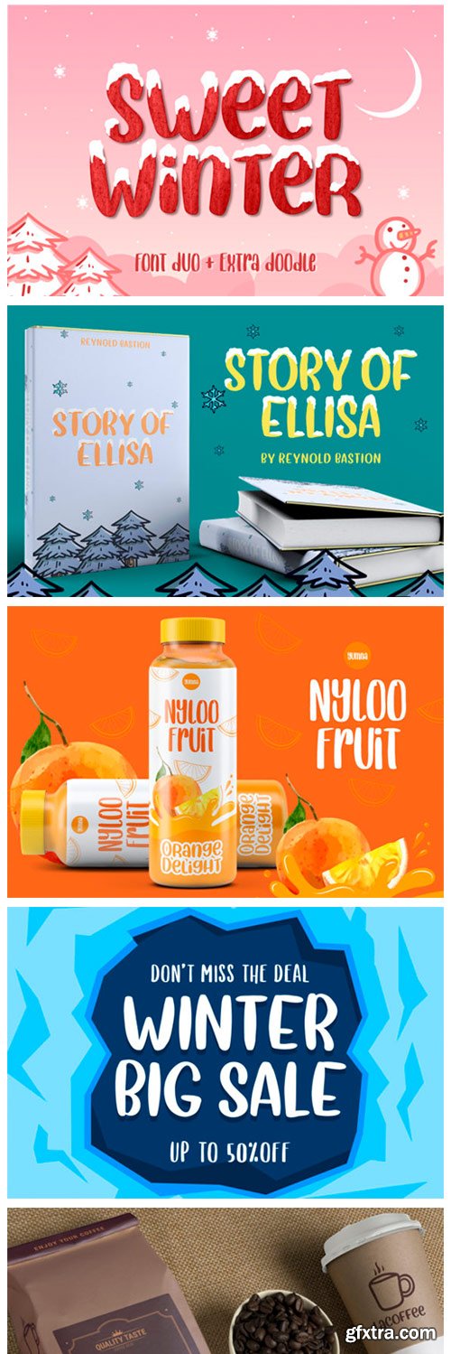 Sweet Winter Font Sweet Winter Font