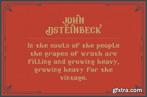 Bahemoth - Vintage Decorative Serif Font