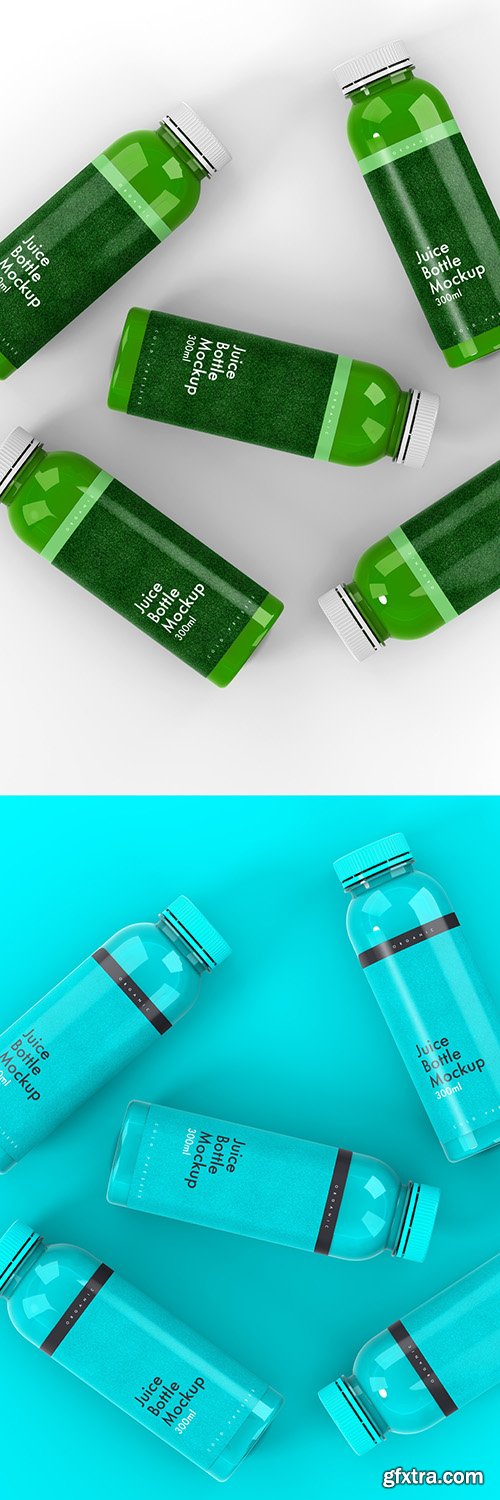 5 Plastic Bottle Mockups 305772498