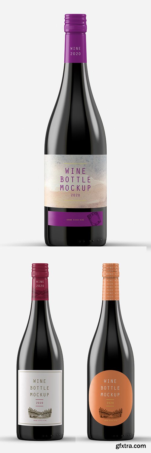 Wine Bottle Mockup 305773106